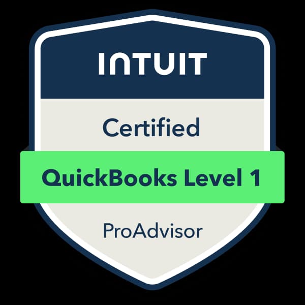 QuickBooks Certified Level 1